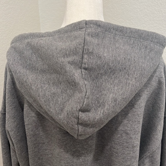 Wild Fable Women’s Gray Cropped Hoodie cotton blend XL - Picture 6 of 12